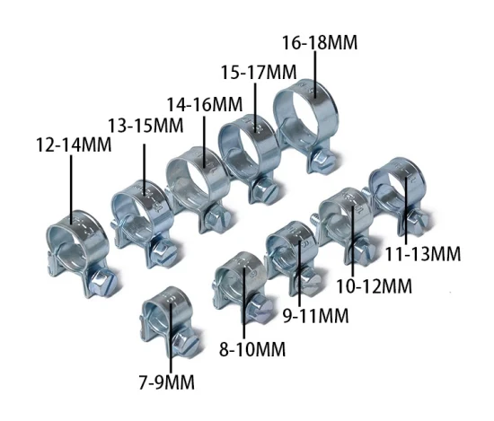 工場出荷時の6-34mm亜鉛メッキステンレス鋼ミニボルトとナットクランプ